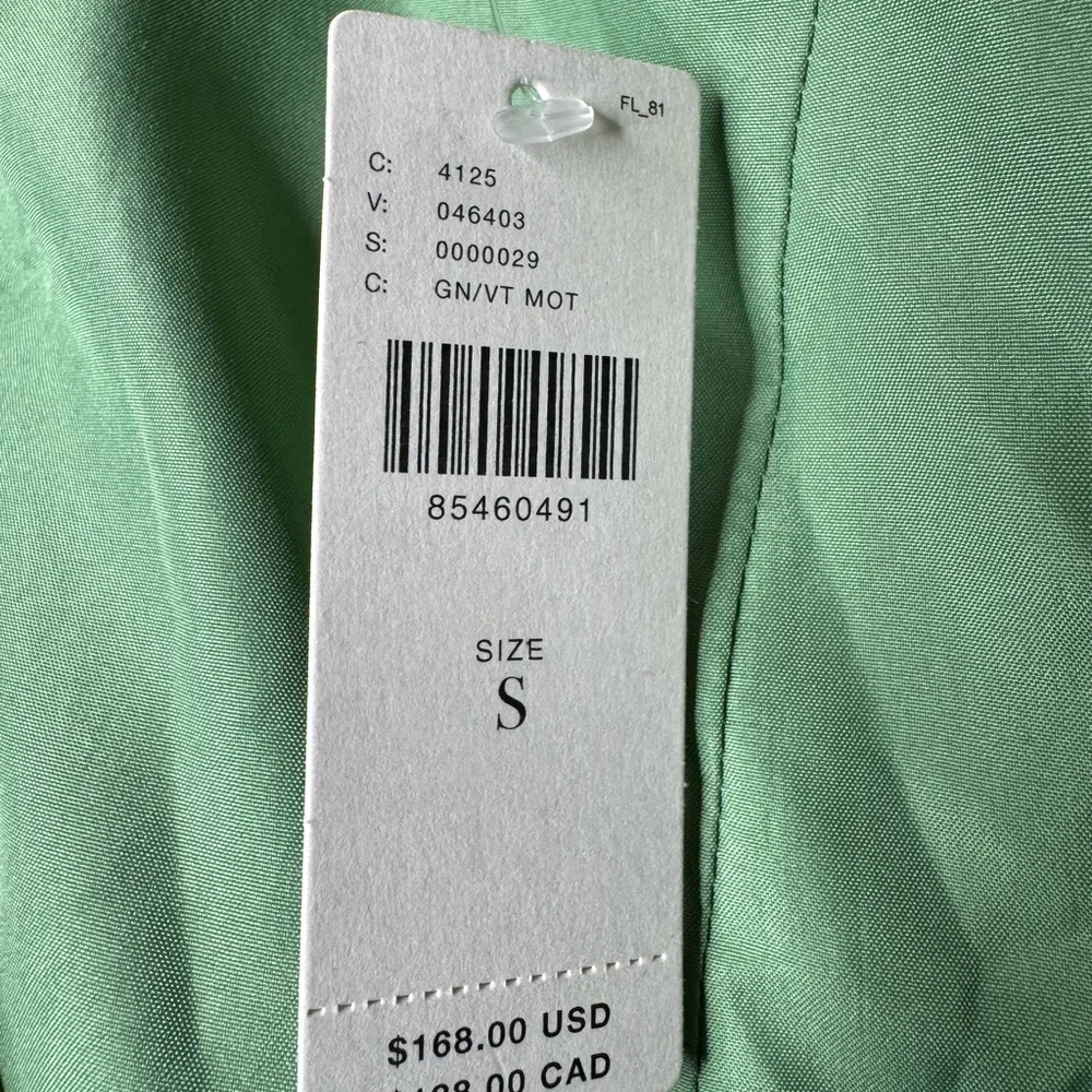 Anthropologie Hutch Deep-V Ruffled Romper in Emerald Green, Size small - Picture 6 of 13
